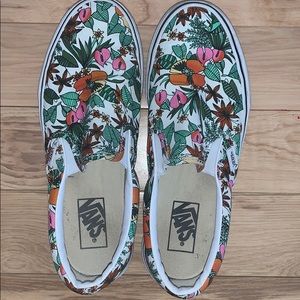 Tropical Slide On Vans